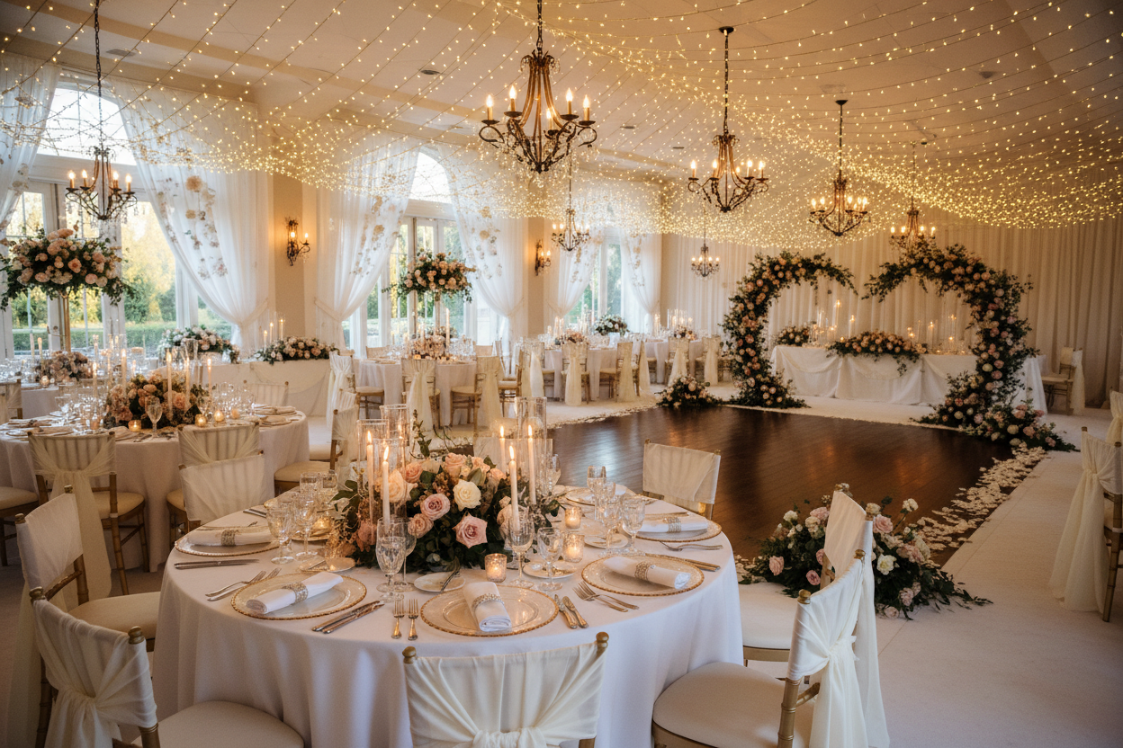 Je décore ma salle de mariage