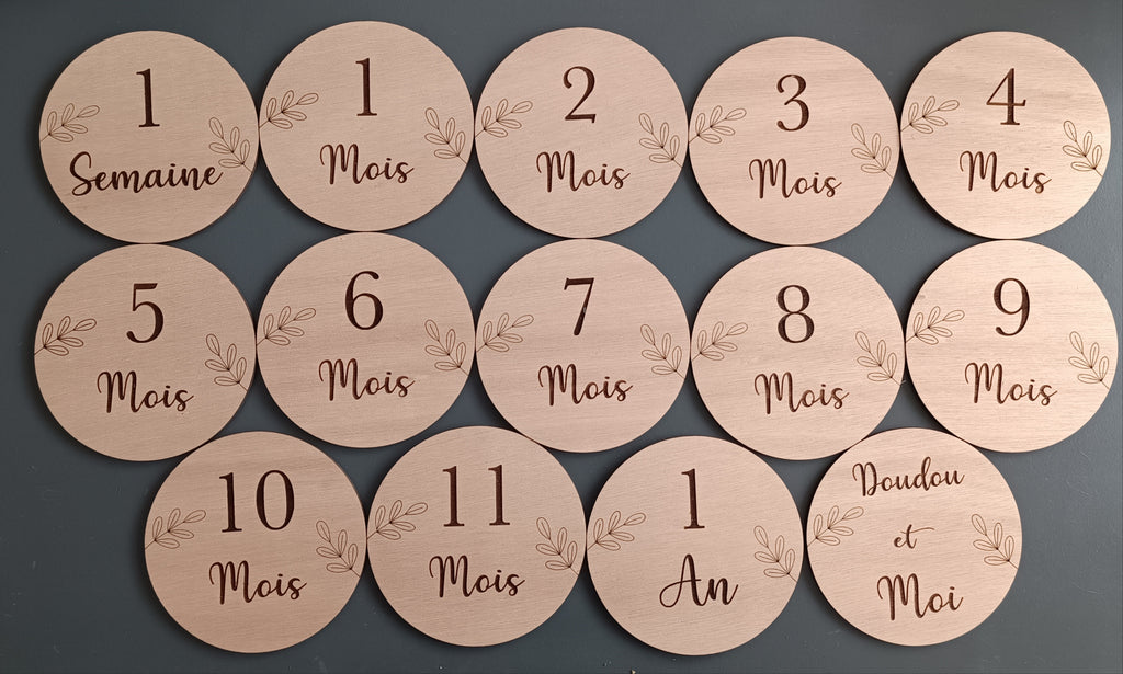 Cartes étapes en bois
