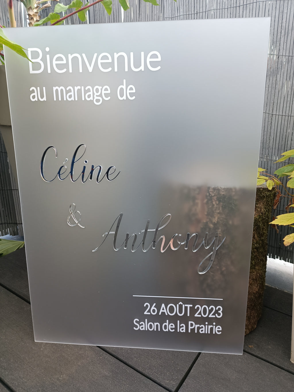 Panneau de bienvenue "Bijou"