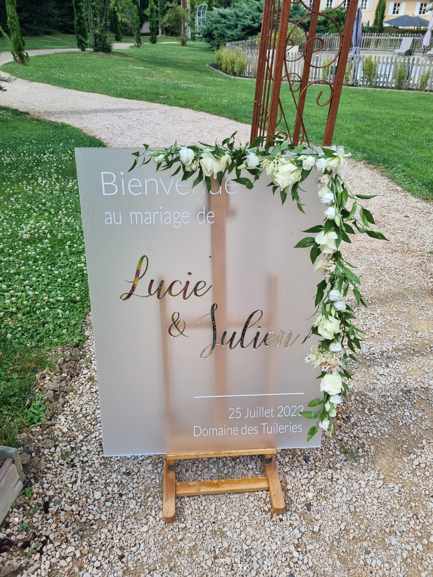 Panneau de bienvenue "Bijou"