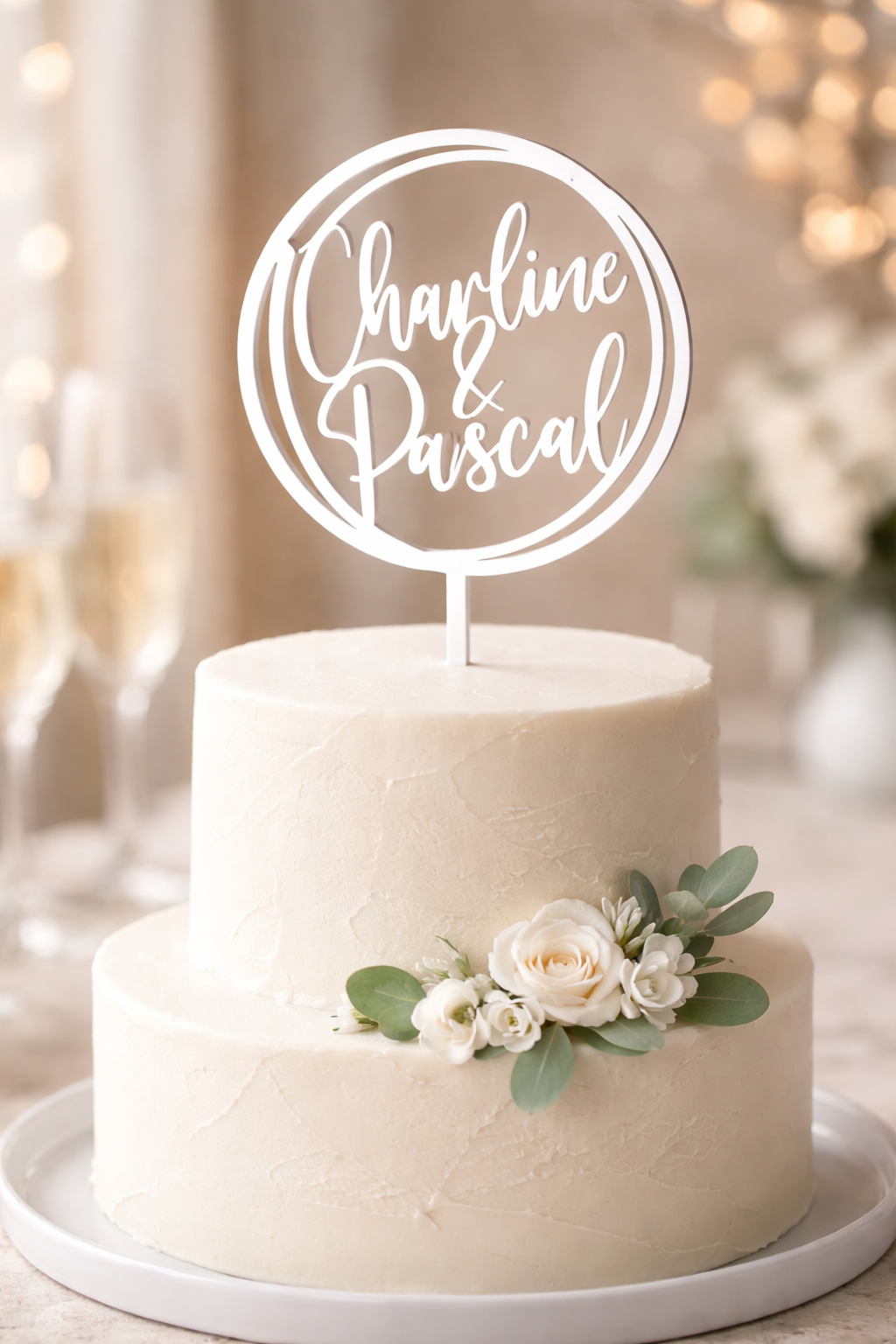 Cake topper personnalisé