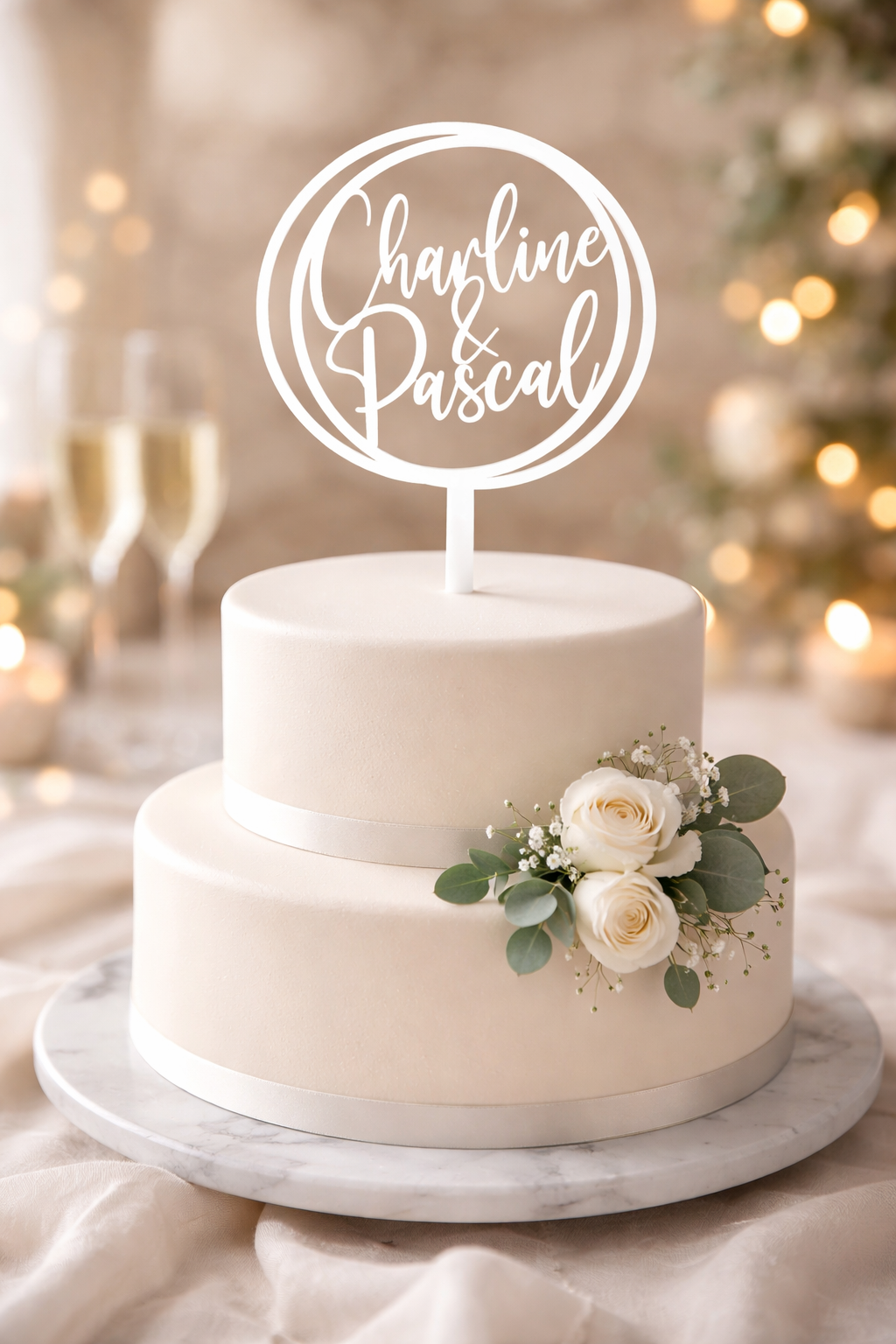 Cake topper personnalisé