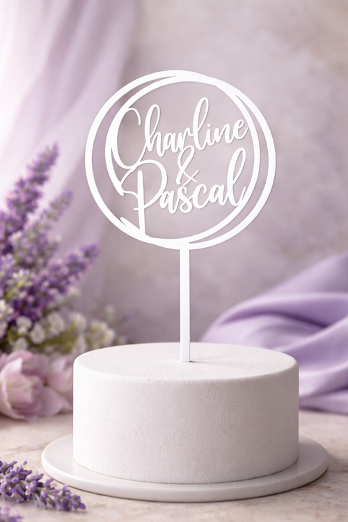 Cake topper personnalisé
