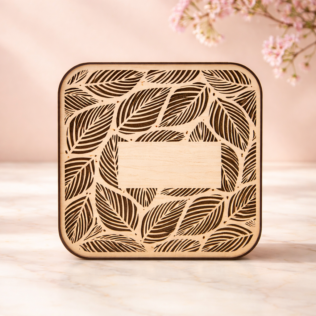 Urne / Boite à enveloppes en bois à personnaliser