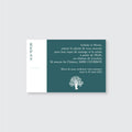 Carte complément d'informations - Arbre de Vie
