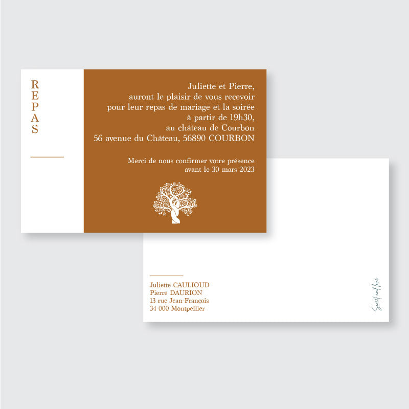 Carte complément d'informations - Arbre de Vie