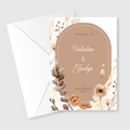 Faire-part de mariage - Collection Bohème n°2