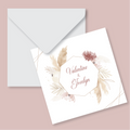Faire-part de mariage - Collection Bohème n°3