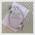 Faire-part impression sur plexi