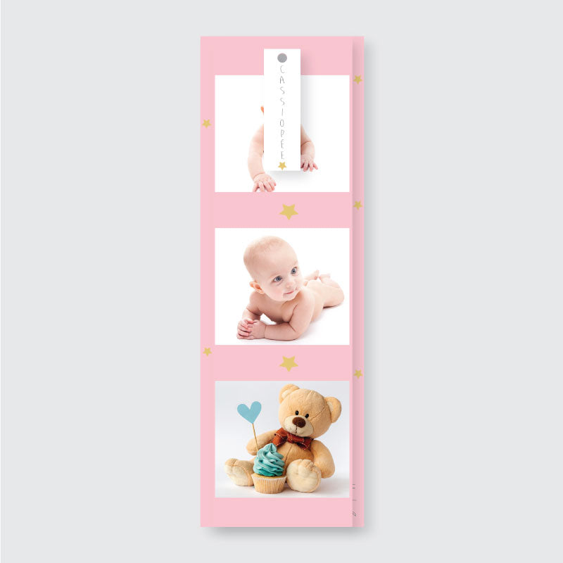 Faire-part de naissance marque page - Ma petite étoile
