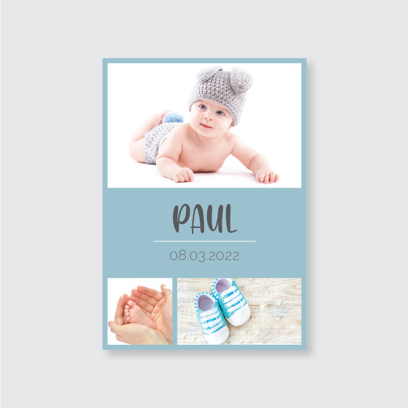 Faire-part de naissance Paul