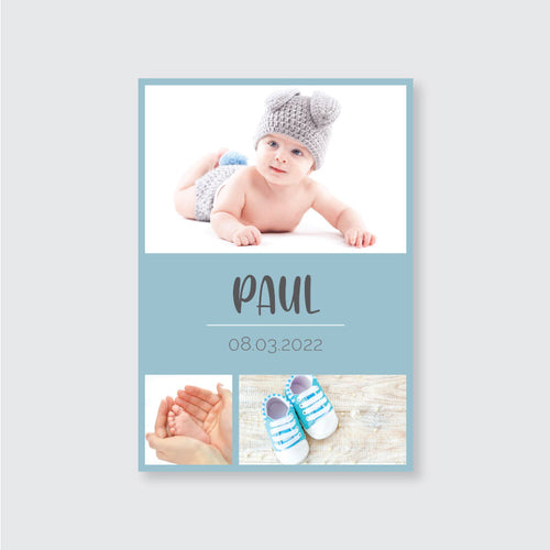 Faire-part de naissance Paul