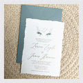 Faire part de mariage - papier déchiré