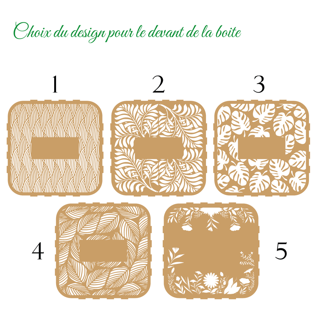 Urne / Boite à enveloppes en bois à personnaliser