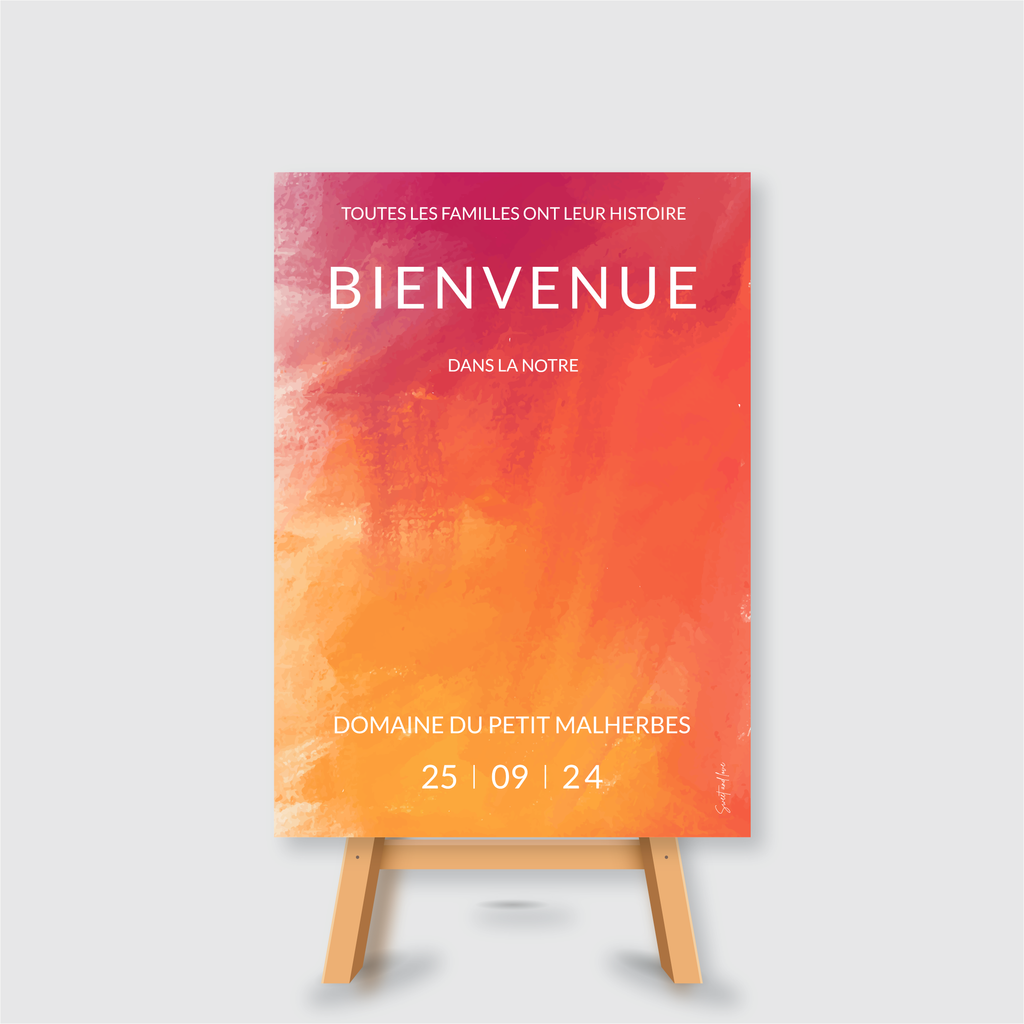 Panneau de bienvenue – FULL COLOR