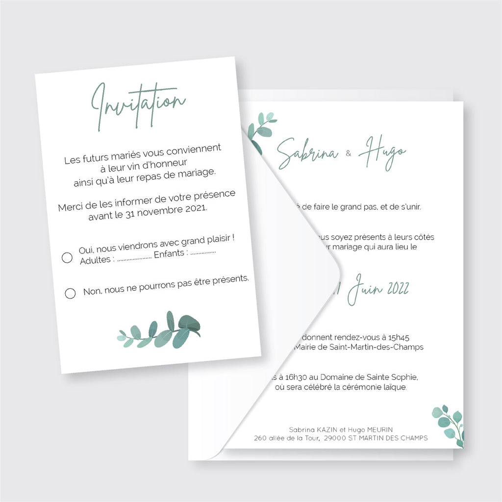 Carte complément d'informations – Eucalyptus