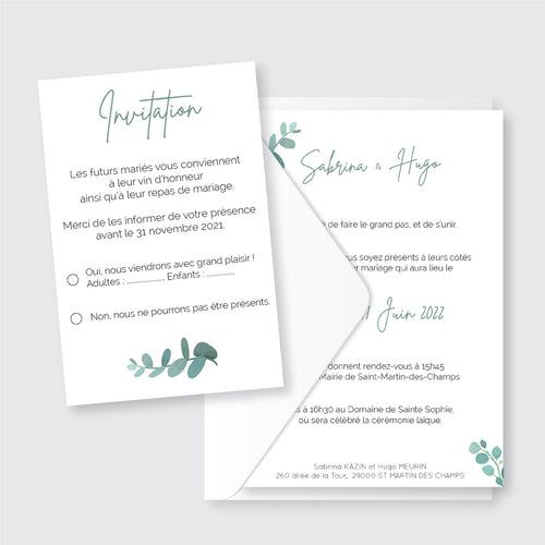 Carte complément d'informations – Eucalyptus