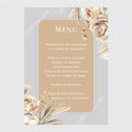 Menu de mariage