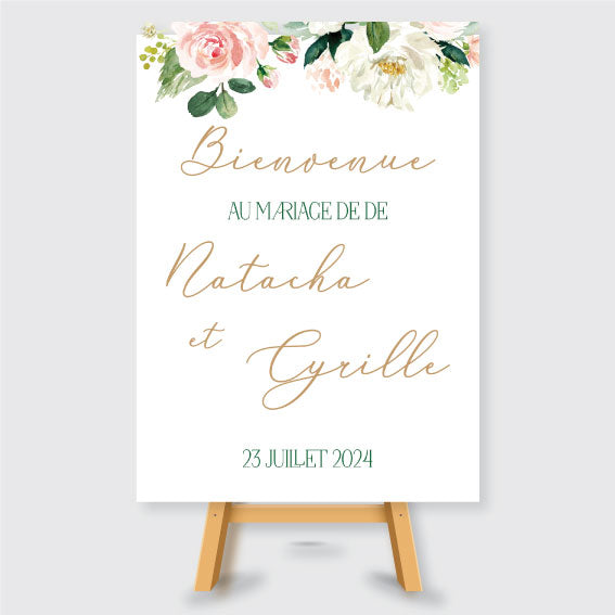 Panneau de bienvenue