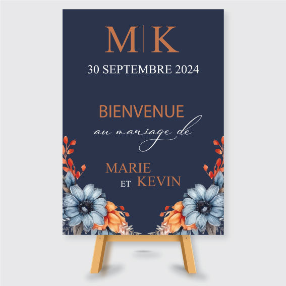 Panneau de bienvenue personnalisé