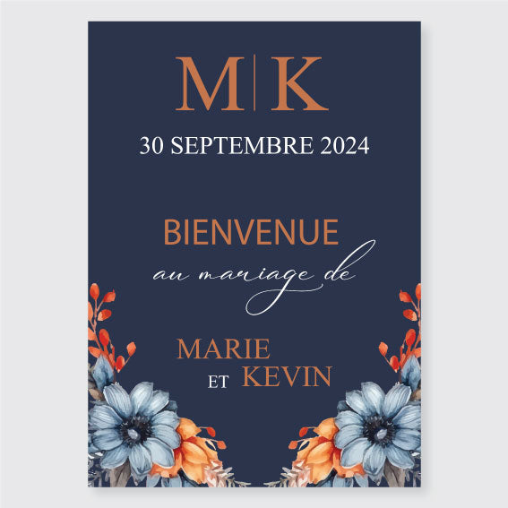 Panneau de bienvenue personnalisé