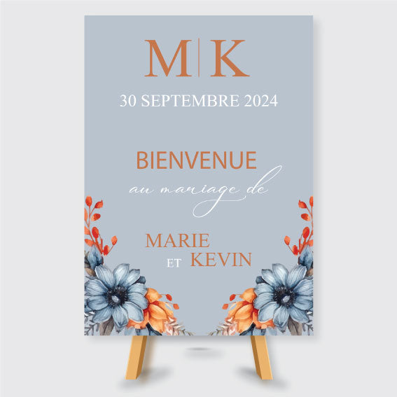 Panneau de bienvenue personnalisé – Mariage