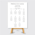 Panneau plan de table