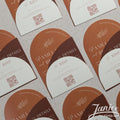Faire-part triptique Terracotta